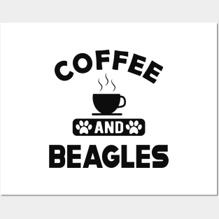 Beagle Dog - Coffee and beagles Posters and Art